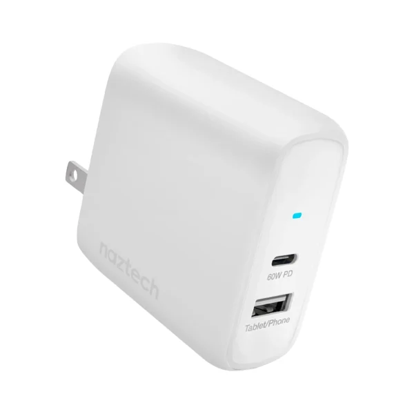 ADAPTADOR NAZTECH SPEEDMAX PD68W GAN DUAL WALL